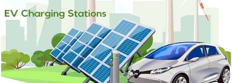 Solar Power EV Charging Station